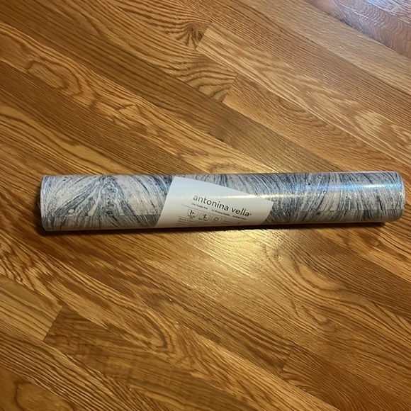 Antonina Vella Natural Opalescence Ebru Marble Wallpaper Blue NIP - Picture 9 of 13